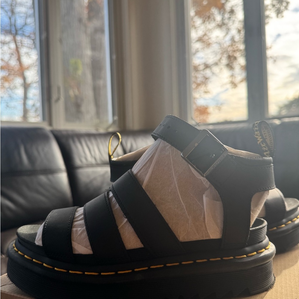 Dr. Martens Black Strappy Footwear - Picture 5 of 16